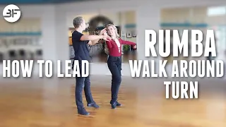 How to Lead Walk Around Turn in the American Rumba | Technique Tuesday (49)
