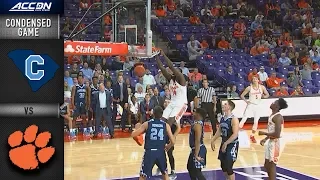 The Citadel vs. Clemson Condensed Game | 2018-19 ACC Basketball