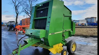 Пресс подборщик John Deere 550 № 293013 | Прокрутка