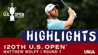 2020 U.S. Open, Round 1: Matthew Wolff Highlights