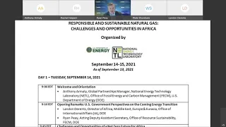 WORKSHOP ON RESPONSIBLE AND SUSTAINABLE NATURAL GAS:CHALLENGES AND OPPORTUNITIES IN AFRICA