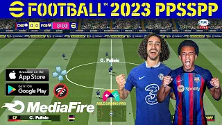 eFootball 2023 PPSSPP English Version Peter Drury Commentary New Kits & Faces Latest Transfers 2023