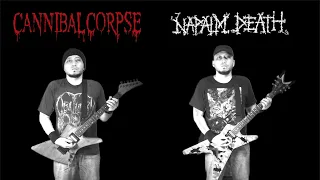 CANNIBAL CORPSE VS NAPALM DEATH RIFFS BATTLE