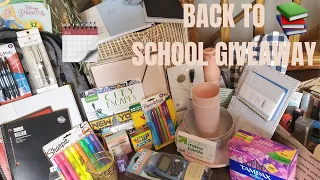 HUGE BACK TO SCHOOL GIVEAWAY 2020! 2 WINNERS!   CLOSED