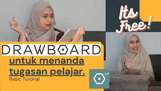 Tutorial guna Drawboard untuk buat memo dan marking homework pelajar dalam pdf