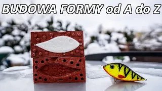 Wobler/Jerk - jak zbudować formę dwuczęściową krok po kroku !! Lurebuilding Handmade Budowa woblera