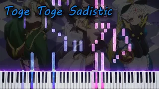 Toge Toge Sadistic - Mahou Shoujo ni Akogarete [Piano] / Enormita