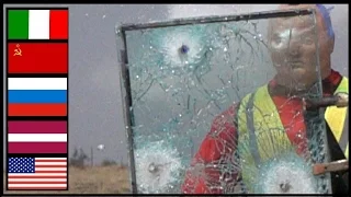 Shotgun Slugs VS  Bulletproof Glass - Witness Side Test