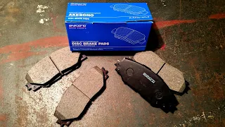 Akebono Тормозные Колодки AN-732K Disc Brake Pads | Распаковка Отзыв Обзор