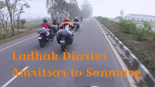 Ladhak Diaries || Amritsar to Sonmarg || Episode 2