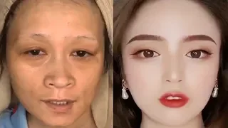 Asian Makeup Tutorials Compilation 2020 - Basic makeup guide / part58