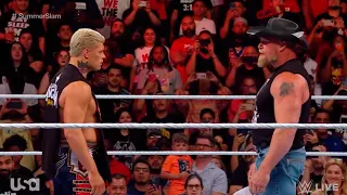 Cody Rhodes comes face-to-face with Brock Lesnar (1/2) | RAW July 31, 2023 WWE