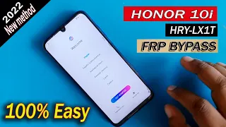 Honor 10i (HRY-LX1T) FRP Bypass 2022 Without PC।Honor 10i frp bypass 100% easy ।