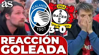 ATALANTA 3 - BAYER LEVERKUSEN 0 | Reacción AFICIONADOS del BAYER a los GOLES de LOOKMAN