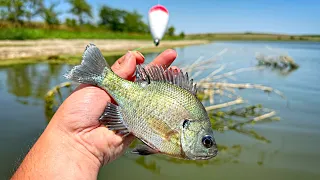 Floating BOBBERS & BLUEGILLS To Catch 300+ POUNDS OF MONSTERS!!!