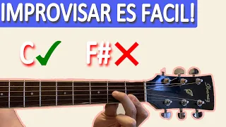 IMPROVISAR CON LA GUITARRA ES FACIL!