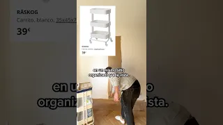 Ya tienes nuevo ayudante en tus tareas de bricolaje y DIY por casa: ¡el carrito RÅSKOG! 👌