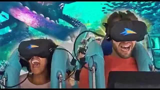 NEW Kraken Unleashed VR roller coaster at SeaWorld Orlando