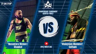 APAC Wrestling - "The Nusantara Menace" Shaukat VS "The Malaysian Mammoth" Gotham