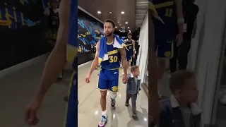 Hello Klay Thompson  Canon Curry says to Klay ❤️ #shorts