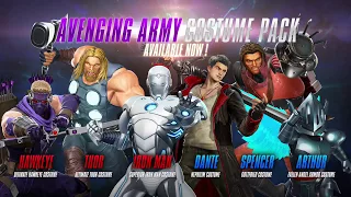 Marvel vs Capcom: Infinite — сборник костюмов Avenging Army