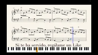 Hallelujah - Piano Sheet music - partitura para piano