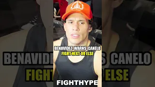 DAVID BENAVIDEZ WARNS CANELO FIGHT NEXT OR ELSE; REVEALS "EVERY WEAPON" TO TAKE HIS TITLE