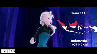 Frozen - Let It Go (50 Largest Country Multilanguage) HD With Flag