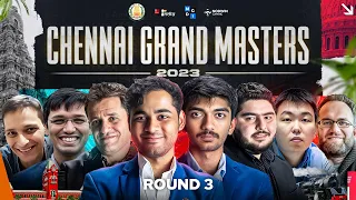 Chennai Grand Masters 2023 | Round 3 | Commentary by Anish, Sopiko, Sagar, Amruta