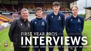 FIRST YEAR PROS: Interviews with Mark Litherland, Gabriel Wadsworth, Zac Hadi & Harry Ibbitson