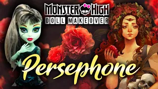 Making PERSEPHONE  DOLL / GODDESS OF SPRING / Monster High Doll Repaint by Poppen Atelier