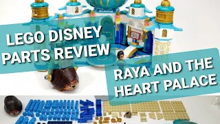 LEGO DISNEY RAYA 2021 PARTS REVIEW! Raya and the Heart Palace! Lego set #43181