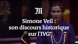 Simone Veil: her historic speech in favor of abortion