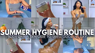 My “Everything” Summer Hygiene Routine: citrus body care, skin care, feminine care +more | Janika B