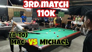 GAME 3 | Michael Feliciano Vs Mac² Leyte Handicap (8-10 Mac²) 10Balls Race 18 | 09/09/2022