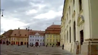 Romania travel vlog. Sibiu The Big Square - Transylvania, Romania.