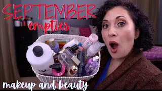 September 2021 Empties! Makeup, Skincare and Body Care with Mini Reviews!