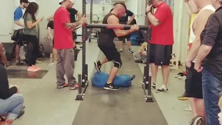 Sandbag Over Bar at Cornhusker Strongman Competition 2017