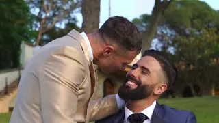 The most romantic gay wedding in the world.