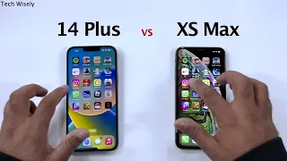 iPhone 14 Plus vs XS Max - SPEED TEST