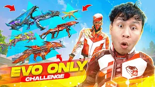 Only Evo Guns Challenge in Solo Vs Squad Pro Lobby Match 😲 Tonde Gamer - Free Fire Max