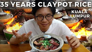 🇲🇾 LEGENDARY Charcoal Claypot Rice in Kuala Lumpur! | Malaysia Hawker (EN/中CC)