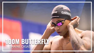 Shaine Casas Fastest Time in 100M Butterfly  | TYR Pro Swim Series Knoxville