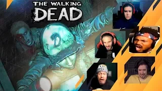 Gamers Reactions to Brody (Zombie) Attack on Clem | The Walking Dead: The Final Season