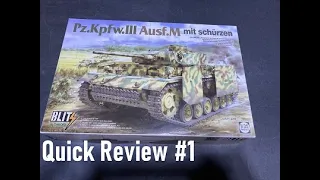 Takom 1/35 Panzer III ausf.M | Quick Review | Vulcan