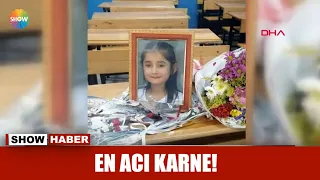 En acı karne!