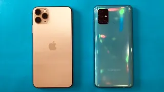 iPhone 11 Pro Max vs Samsung Galaxy A51 8GB RAM