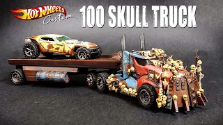 Hot Wheels Custom 100 Skull Truck