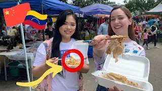 COMIDA CALLEJERA CHINA en VENEZUELA 😯🇨🇳| chinese street food in Venezuela |  GLADYS SEARA