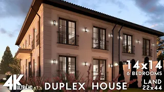 House Design I Modern Neoclassical Duplex House Design I 14x14m 2 Storey I 6 Bedrooms